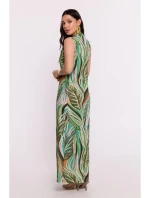 B283 Maxi šaty s potiskem - model 4 B283 Maxi šaty s potiskem - model 4