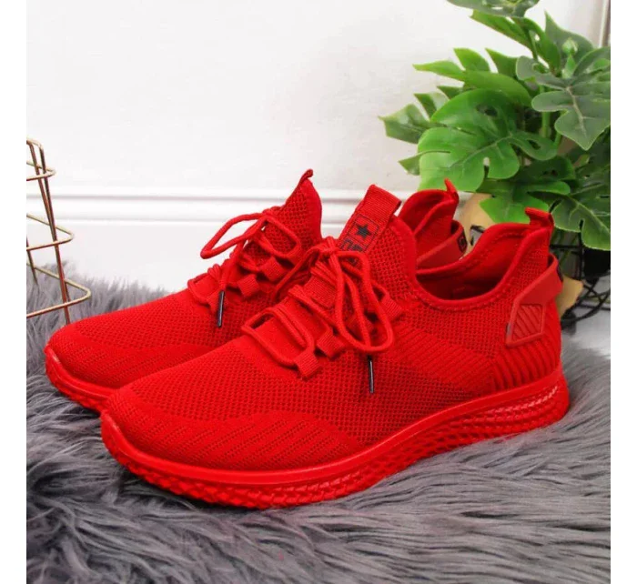 Dámská sportovní obuv EVE268B / 21TX02 Červená - NEWS Dámská sportovní obuv EVE268B / 21TX02 Červená - NEWS