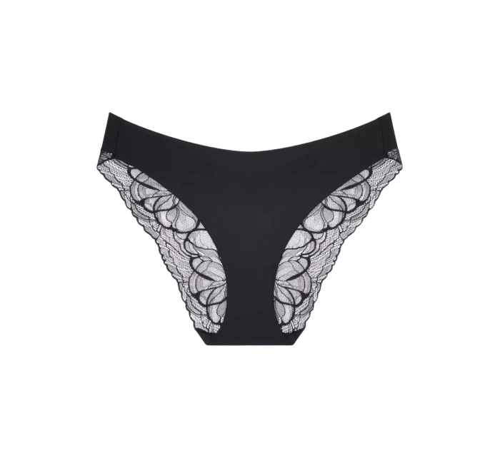 Body Make-Up Illusion Lace Highleg Tai - BLACK - TRIUMPH BLACK - TRIUMPH