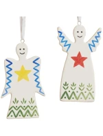 SADA DVOU DIY andělských přívěsků 5x0,5x10,5 cm