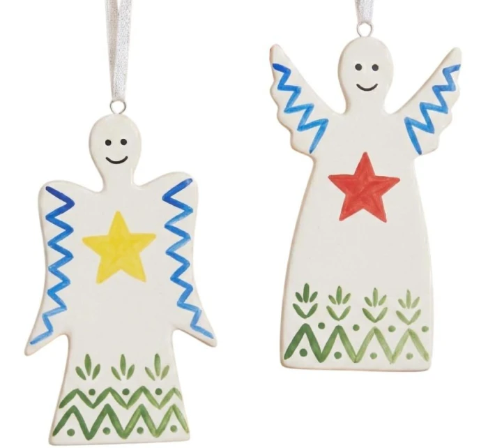 SADA DVOU DIY andělských přívěsků 5x0,5x10,5 cm