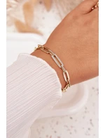 Dámský náramek model 21776915 ze chirurgické oceli zlatý - Boto Dámský náramek model 21776915 ze chirurgické oceli zlatý - Boto