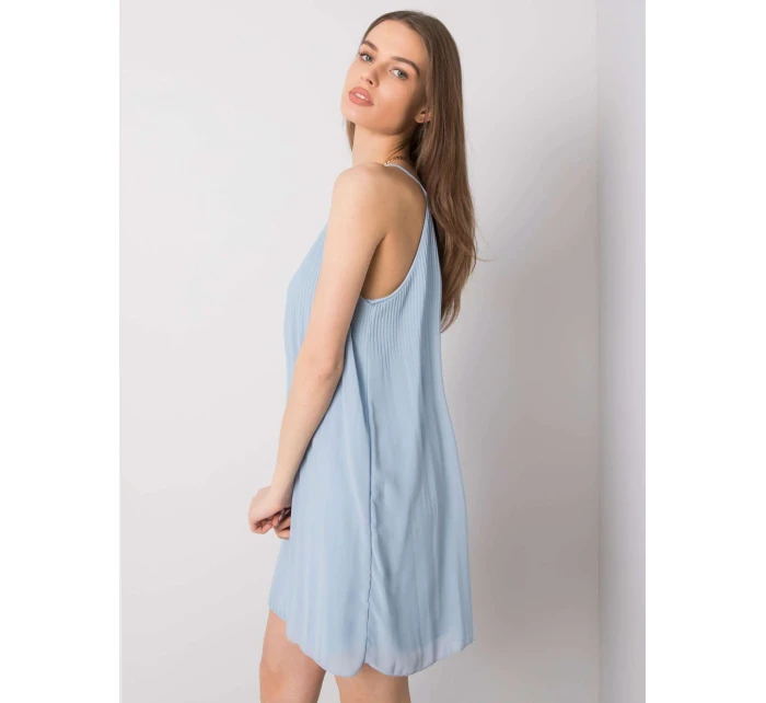 Šaty model 18371852 světle modré - FPrice Šaty model 18371852 světle modré - FPrice