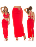 Sexy Koucla Maxi Skirt with Ring detail