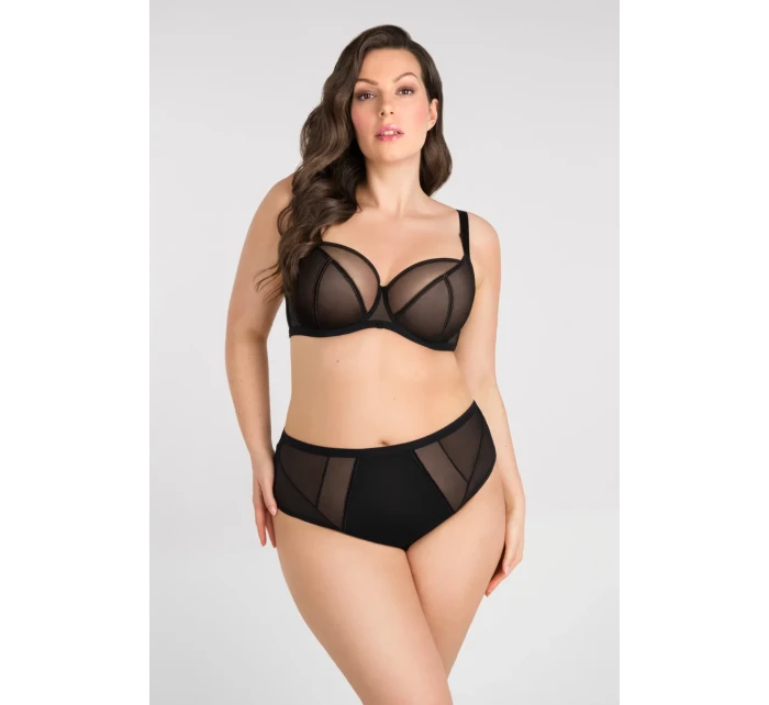 K824 SOFT BRA BIG JUST BLACK