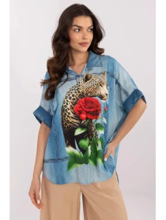 Košile s dlouhým rukávem  model 210971 Italy Moda