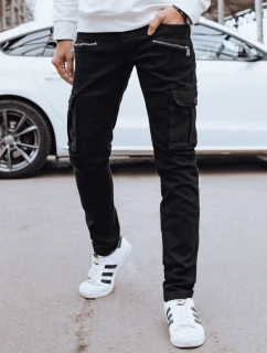 Pánské bojové kalhoty černé Dstreet UX4237