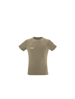 Pánské tričko MILLET Fusion Ts Ss M, béžové