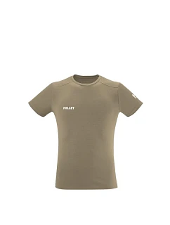 Pánské tričko MILLET Fusion Ts Ss M, béžové