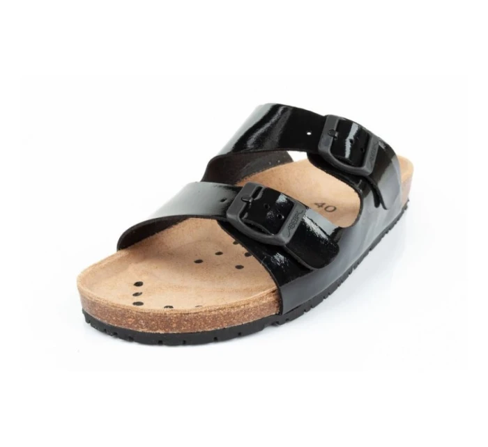 Sandály Black W pracovní žabky model 17524799 - Abeba Sandály Black W pracovní žabky model 17524799 - Abeba