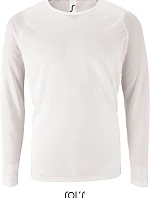 SOL'S Sporty LSL Men Pánské sportovní tričko s dlouhým rukávem 25.2071 white