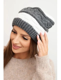 Čepice s rolováním Magda K293 camel