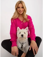 Dámský kardigan LC SW model 18140305 fuchsiová - FPrice