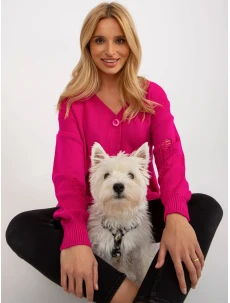 Dámský kardigan LC SW 8042.08X fuchsiová - FPrice