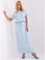 Sukienka RV SK 7851.84 jasny niebieski