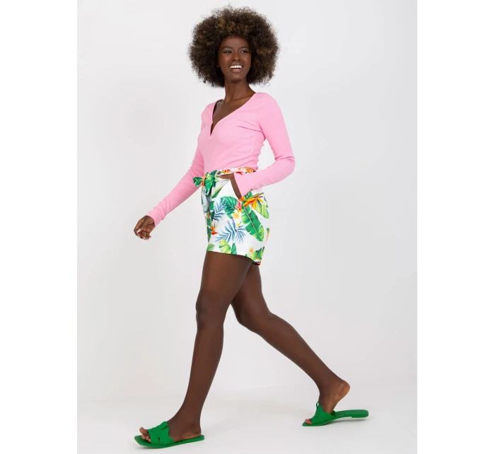 Šortky WN SN 1316.54 bílá a zelená