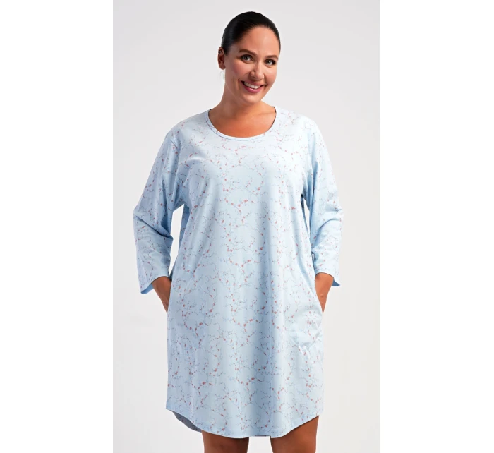 Dámské domácí šaty s tříčtvrtečním rukávem Lauren