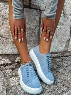 Sportovní boty na platformě model 228757 Step in style