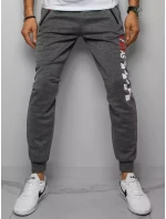 Pánské šedé teplákové kalhoty model 21962847 - Dstreet