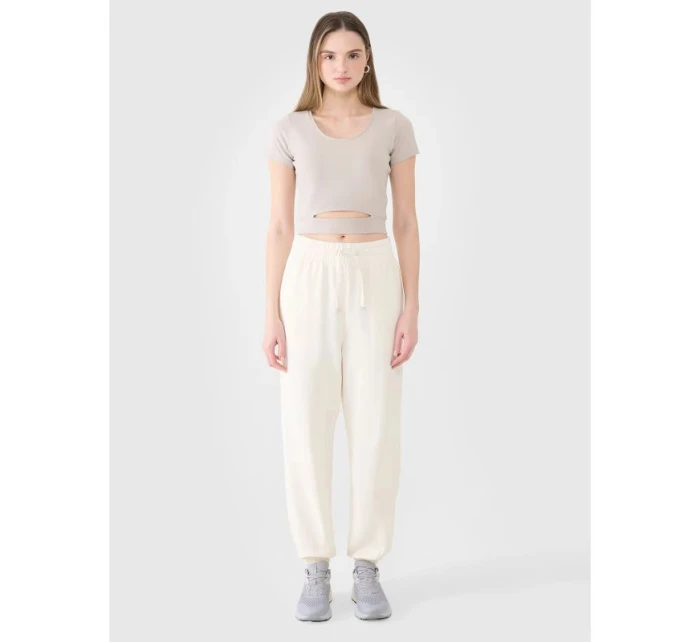 Dámské tepláky jogger model 21433189 dámské - 4F Dámské tepláky jogger model 21433189 dámské - 4F