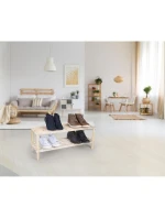 POLICE NA BOTY 2 ÚROVNĚ DŘEVĚNÉ ALPINA