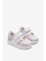 Dětské sneakersy sportovní obuv jednorožci bílé Thalia