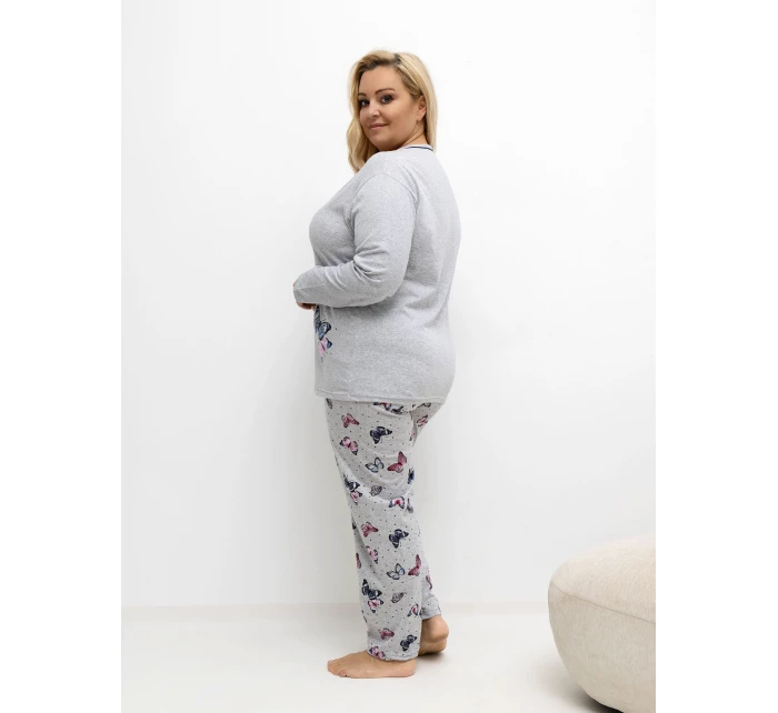 DU PI pyžamo FP 504.17 šedé DU PI pyžamo FP 504.17 šedé