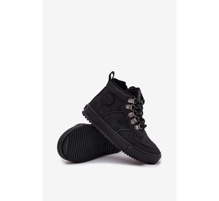 Dětské zateplené trekové boty Big Star – černé