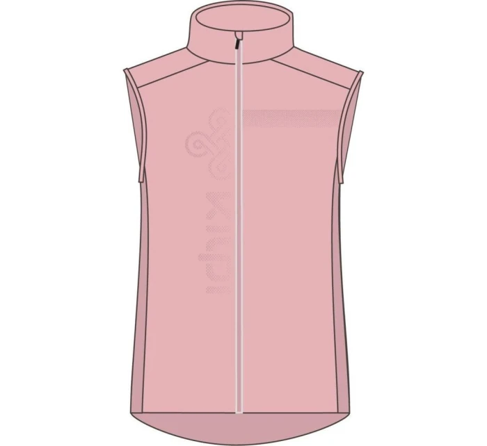 Dámská běžecká vesta Flow-w Růžová - Kilpi