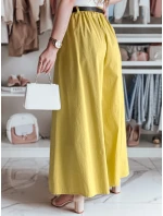 FLOWES pruhovaná sukně-kalhoty v hořčicové barvě Dstreet UY2589