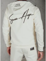 Pánská tepláková souprava v barvě ecru Dstreet model 21990383 - FashionStreet Pánská tepláková souprava v barvě ecru Dstreet model 21990383 - FashionStreet