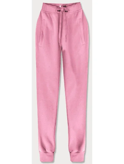 Světle růžové teplákové kalhoty model 17672215 - J.STYLE