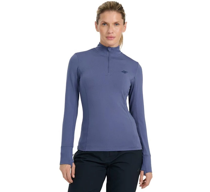 Dámská termální mikina 4F F098 denim 4FWAW25UBRUF098 32S