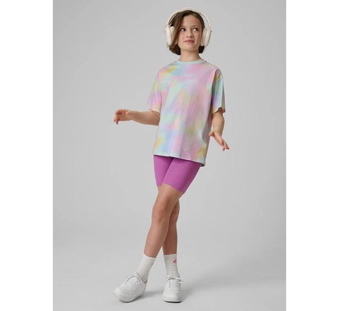 Dívčí tričko s potiskem 4F 4FJRSS26TTSHF3826-90A Dívčí tričko s potiskem 4F 4FJRSS26TTSHF3826-90A