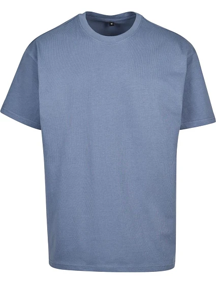 Build your Brand BY 102 Oversize tričko z těžké bavlny 56.0102 vintage blue Build your Brand BY 102 Oversize tričko z těžké bavlny 56.0102 vintage blue