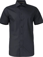 J.Harvest & Frost YB 50 S/S Slim Men Keprová košile s krátkým rukávem 63.5022 black