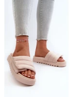 Dámské Žabky Na Platformě Big Star model 21660805 Beige - Big Star Shoes