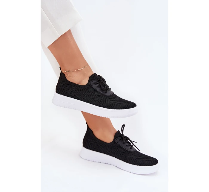 Materiálové Nazouvací Sportovní Boty Na Platformě Dámské Černé Kalyra Materiálové Nazouvací Sportovní Boty Na Platformě Dámské Černé Kalyra