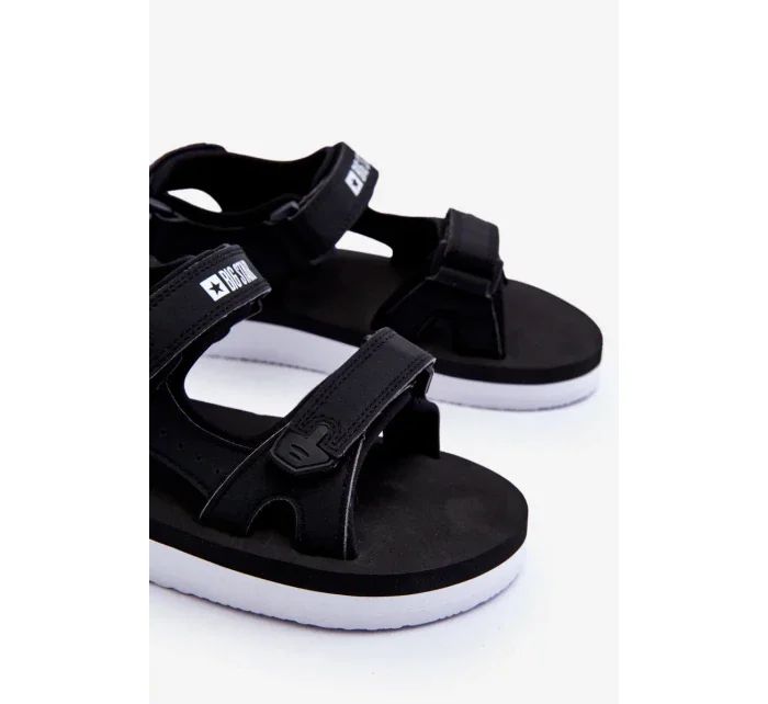 Dámské sportovní sandály na platformě Big Star LL274789 Černé Dámské sportovní sandály na platformě Big Star LL274789 Černé