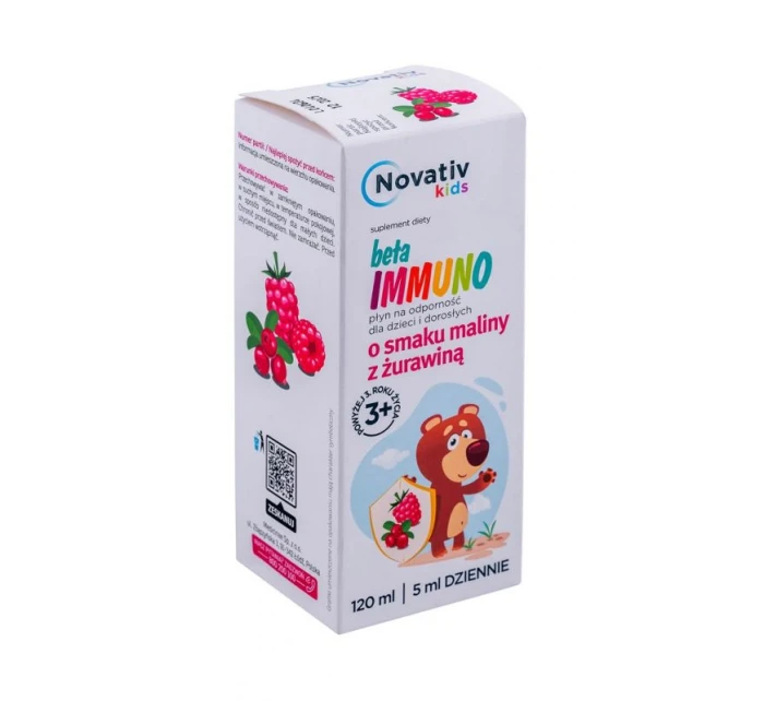 Novativ Kids Beta Immuno tekutina pro imunitu 120ml Novativ Kids Beta Immuno tekutina pro imunitu 120ml
