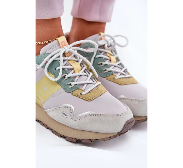 Dámské Semišové Sneakersy Big Star HIPOLY SYSTEM model 21690825 - Big Star Shoes Dámské Semišové Sneakersy Big Star HIPOLY SYSTEM model 21690825 - Big Star Shoes