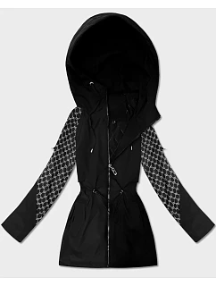 Dámská bunda Goodlookin s monogramem černá (KK60412-1#)