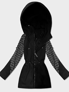 Dámská bunda Goodlookin s monogramem černá (KK60412-1#)