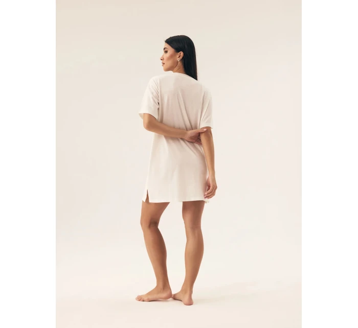 Dámská noční košilka 42675 Nimes cream - HENDERSON Dámská noční košilka 42675 Nimes cream - HENDERSON