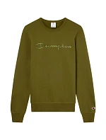 Pánská mikina Champion Crewneck Sweatshirt olive 220272 GS585 pánské Pánská mikina Champion Crewneck Sweatshirt olive 220272 GS585 pánské
