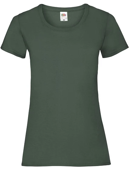 Fruit of the Loom Lady-Fit Valueweight T Dámské tričko 16.1372 bottle green Fruit of the Loom Lady-Fit Valueweight T Dámské tričko 16.1372 bottle green