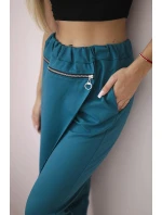 Punto Milano Zimní kalhoty s ozdobným zipem námořní Punto Milano Zimní kalhoty s ozdobným zipem námořní