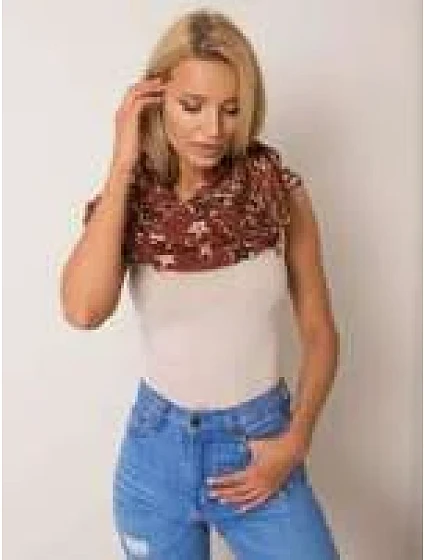 Šátek AT CH FM model 14835838 hnědý - FPrice