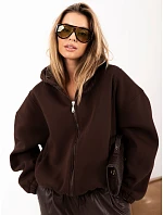 Bluza RV BL model 22400945 ciemny brązowy - FPrice Bluza RV BL model 22400945 ciemny brązowy - FPrice