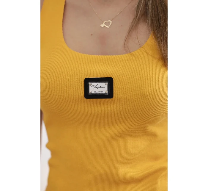 Žebrovaná halenka s model 18743038 - K-Fashion Žebrovaná halenka s model 18743038 - K-Fashion